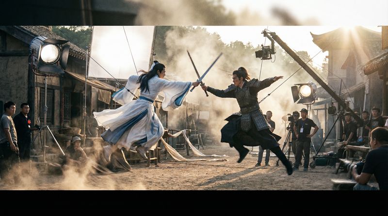 腿模写真视频演示-武侠动作片